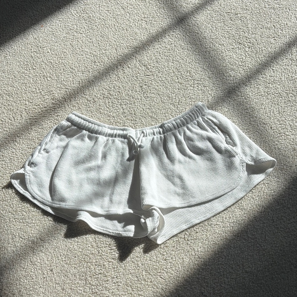 Brandy Low Rise Waffle Shorts